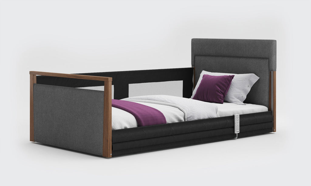 Opera Beds Solo SafeSide Upholstered Profiling Floor Bed - Ultra-Low Care Bed - Detail View 40