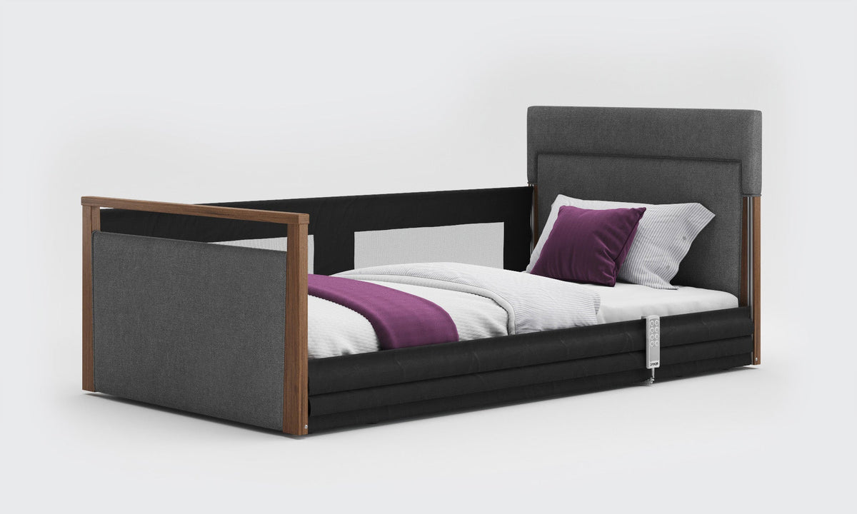 Opera Beds Solo SafeSide Upholstered Profiling Floor Bed - Ultra-Low Care Bed - Detail View 40