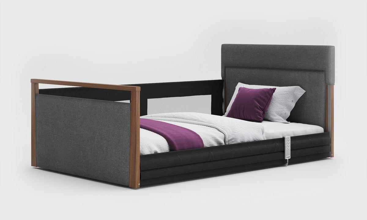 Opera Beds Solo SafeSide Upholstered Profiling Floor Bed - Ultra-Low Care Bed - Detail View 65