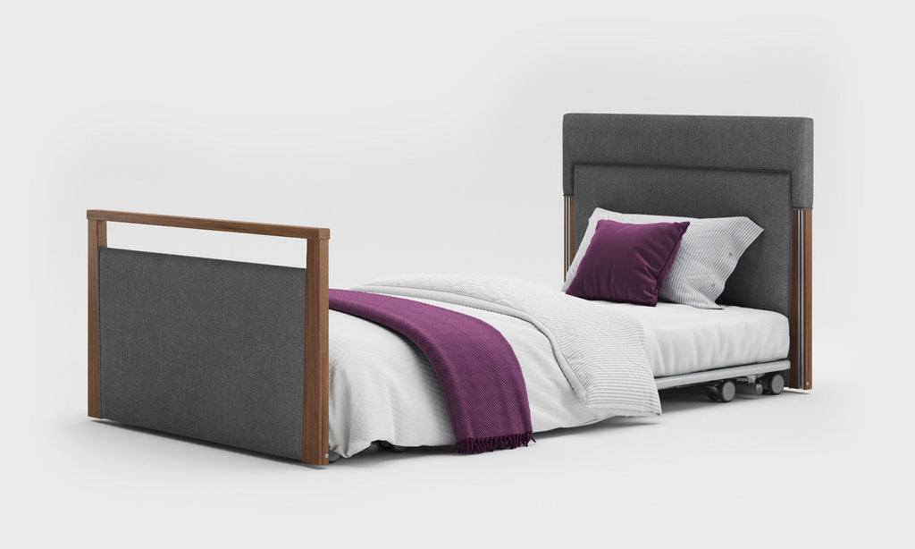 Opera Beds Solo SafeSide Upholstered Profiling Floor Bed - Ultra-Low Care Bed - Detail View 46