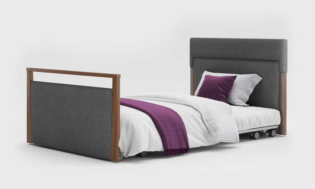 Opera Beds Solo SafeSide Upholstered Profiling Floor Bed - Ultra-Low Care Bed - Detail View 71
