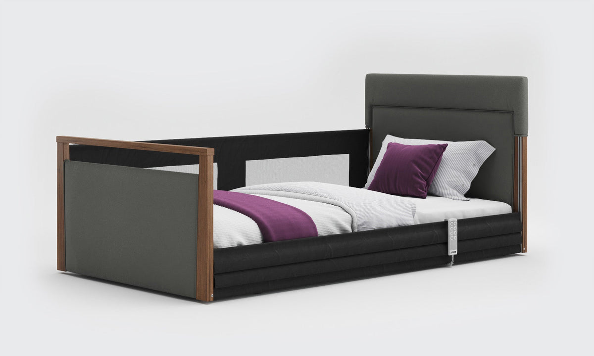 Opera Beds Solo SafeSide Upholstered Profiling Floor Bed - Ultra-Low Care Bed - Detail View 42