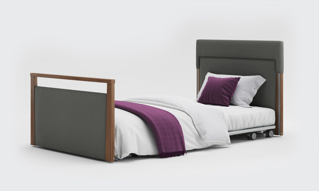 Opera Beds Solo SafeSide Upholstered Profiling Floor Bed - Ultra-Low Care Bed - Detail View 48