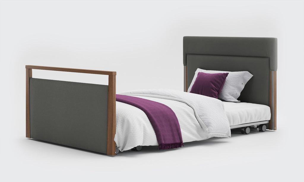 Opera Beds Solo SafeSide Upholstered Profiling Floor Bed - Ultra-Low Care Bed - Detail View 73