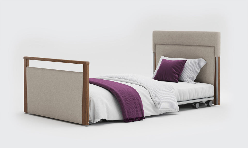 Opera Beds Solo SafeSide Upholstered Profiling Floor Bed - Ultra-Low Care Bed - Detail View 44