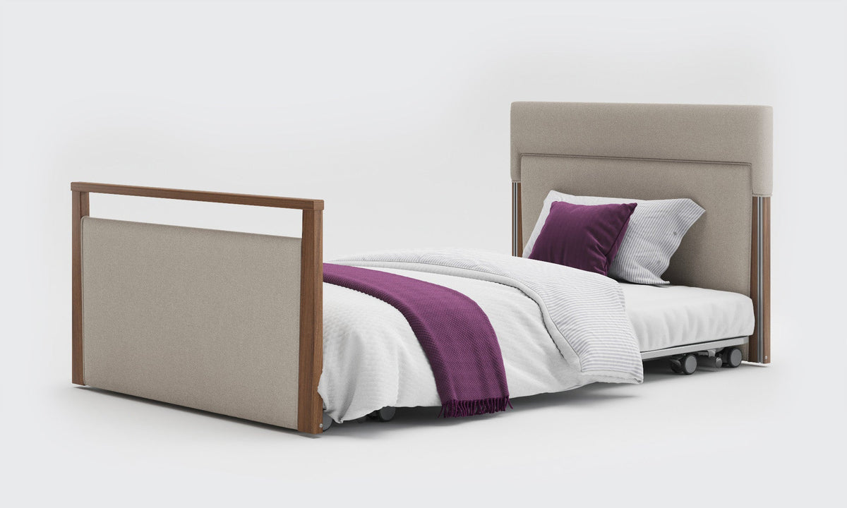 Opera Beds Solo SafeSide Upholstered Profiling Floor Bed - Ultra-Low Care Bed - Detail View 69