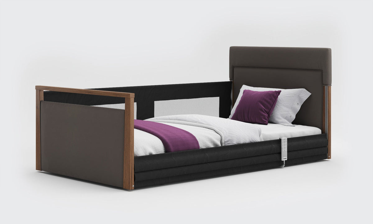 Opera Beds Solo SafeSide Upholstered Profiling Floor Bed - Ultra-Low Care Bed - Detail View 43