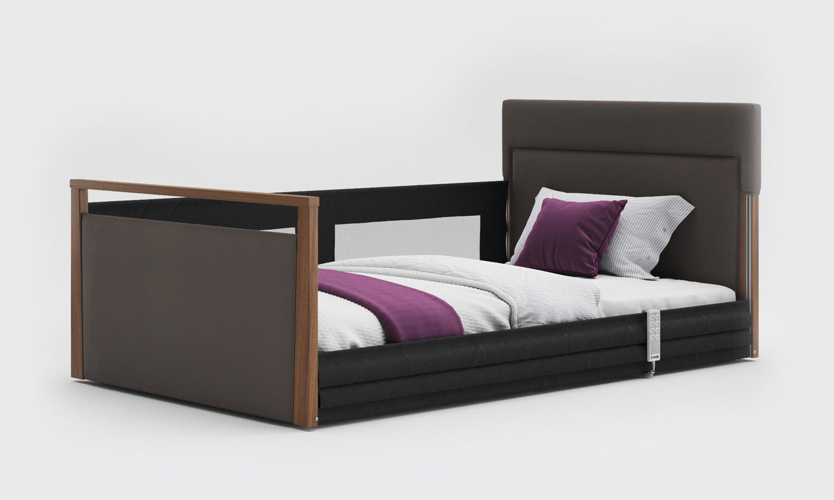 Opera Beds Solo SafeSide Upholstered Profiling Floor Bed - Ultra-Low Care Bed - Detail View 68