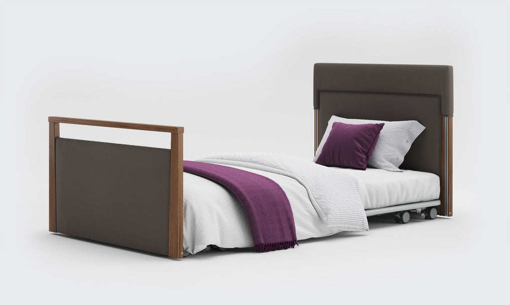 Opera Beds Solo SafeSide Upholstered Profiling Floor Bed - Ultra-Low Care Bed - Detail View 49