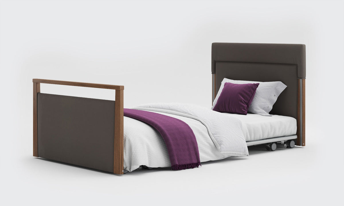 Opera Beds Solo SafeSide Upholstered Profiling Floor Bed - Ultra-Low Care Bed - Detail View 49