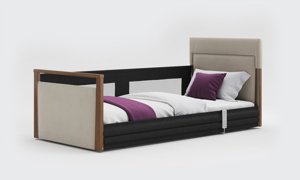 Opera Beds Solo SafeSide Upholstered Profiling Floor Bed - Ultra-Low Care Bed - Detail View 16