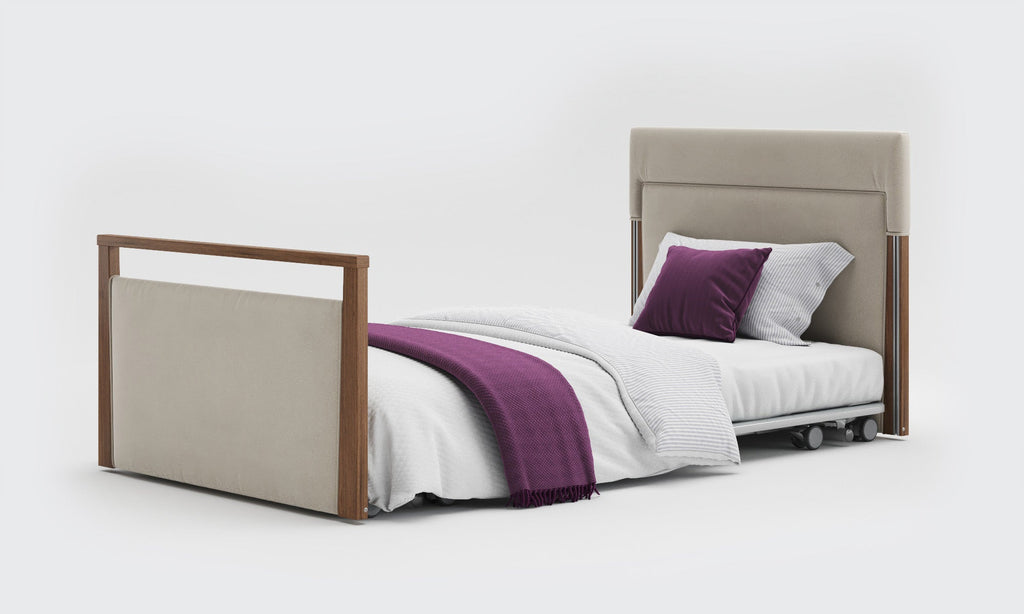 Opera Beds Solo SafeSide Upholstered Profiling Floor Bed - Ultra-Low Care Bed - Detail View 47