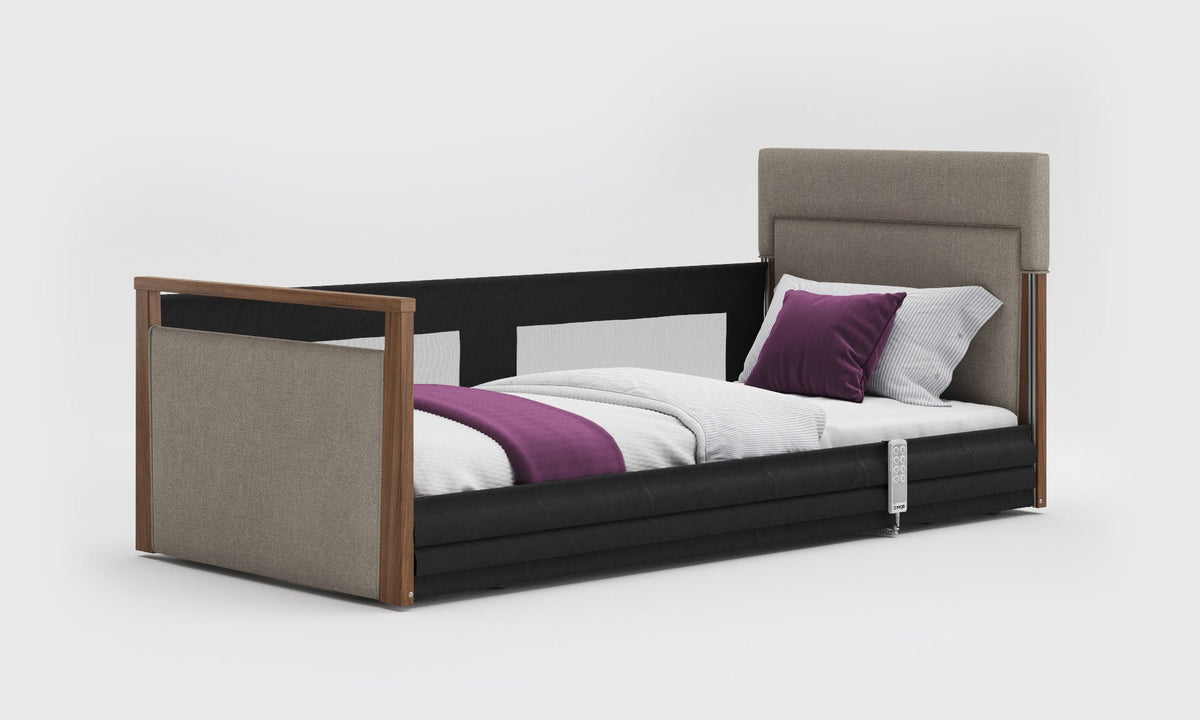 Opera Beds Solo SafeSide Upholstered Profiling Floor Bed - Ultra-Low Care Bed - Detail View 14