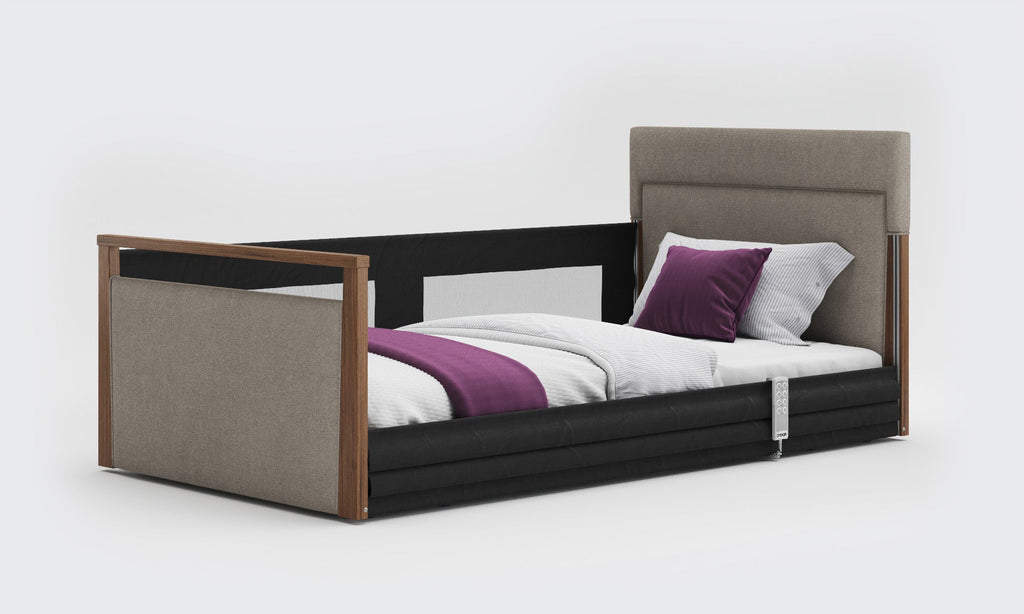 Opera Beds Solo SafeSide Upholstered Profiling Floor Bed - Ultra-Low Care Bed - Detail View 39