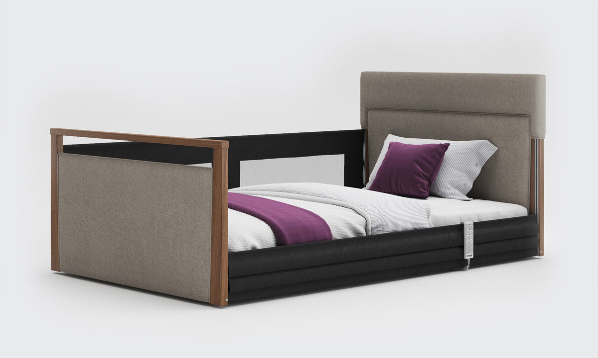 Opera Beds Solo SafeSide Upholstered Profiling Floor Bed - Ultra-Low Care Bed - Detail View 64
