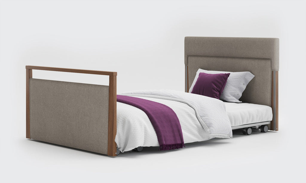 Opera Beds Solo SafeSide Upholstered Profiling Floor Bed - Ultra-Low Care Bed - Detail View 70