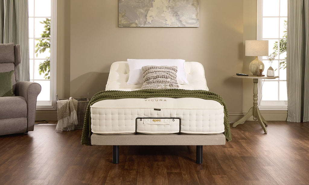 Opera Beds Vicuña Luxury Adjustable Mattress - Handcrafted Natural Wool & Silk Mattress - Detail View 5