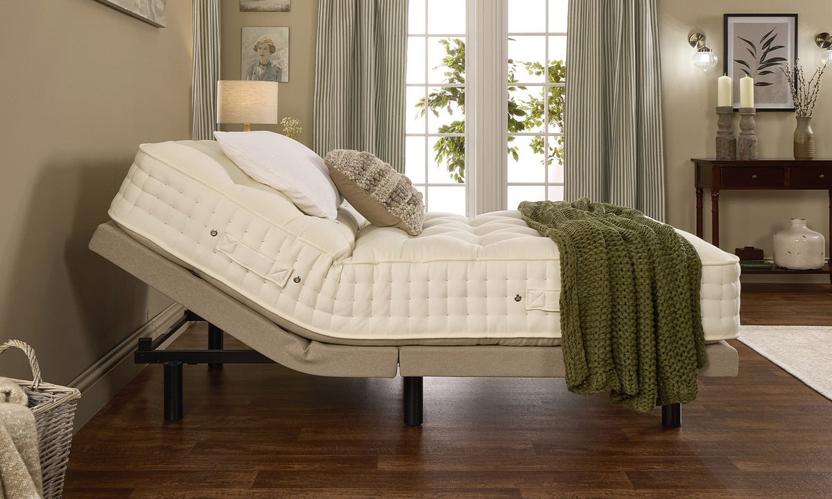 Opera Beds Vicuña Luxury Adjustable Mattress - Handcrafted Natural Wool & Silk Mattress - Detail View 9