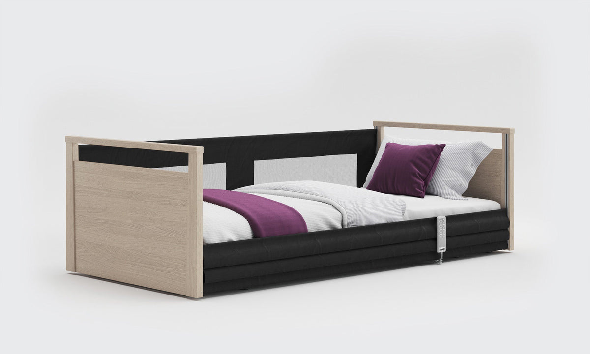 Opera Beds Solo SafeSide Electric Profiling Floor Bed - Ultra-Low Nursing Care Bed - Detail View 18