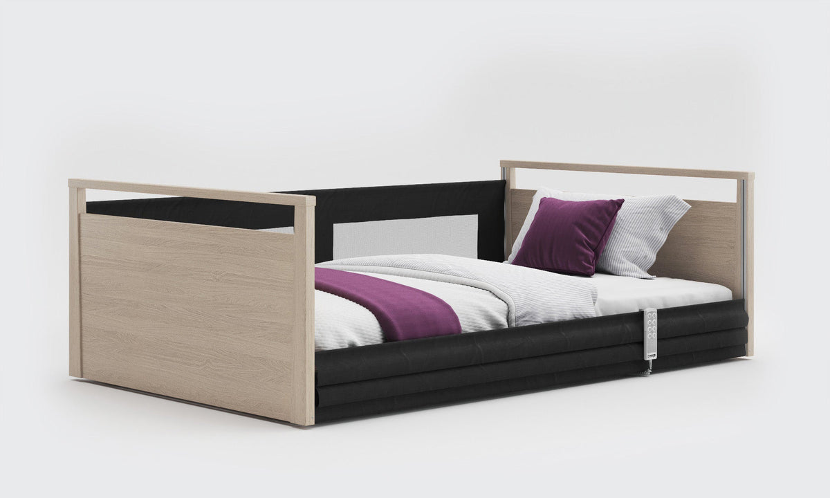 Opera Beds Solo SafeSide Electric Profiling Floor Bed - Ultra-Low Nursing Care Bed - Detail View 22