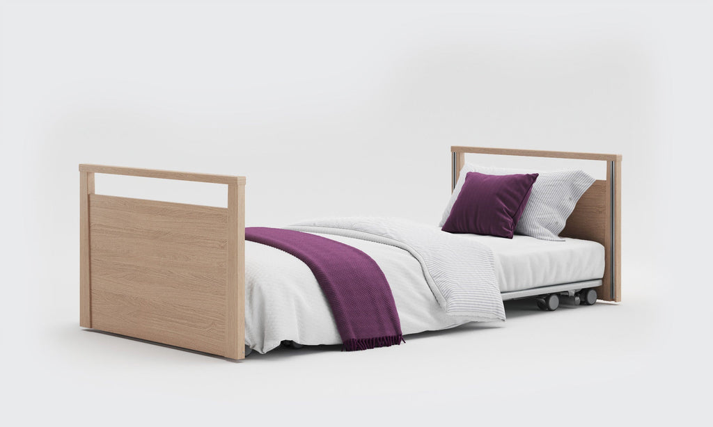 Opera Beds Solo SafeSide Electric Profiling Floor Bed - Ultra-Low Nursing Care Bed - Detail View 16