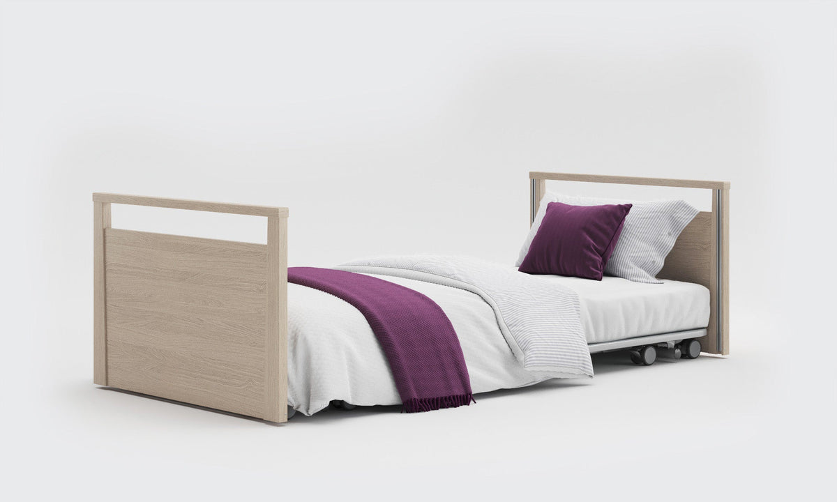 Opera Beds Solo SafeSide Electric Profiling Floor Bed - Ultra-Low Nursing Care Bed - Detail View 17