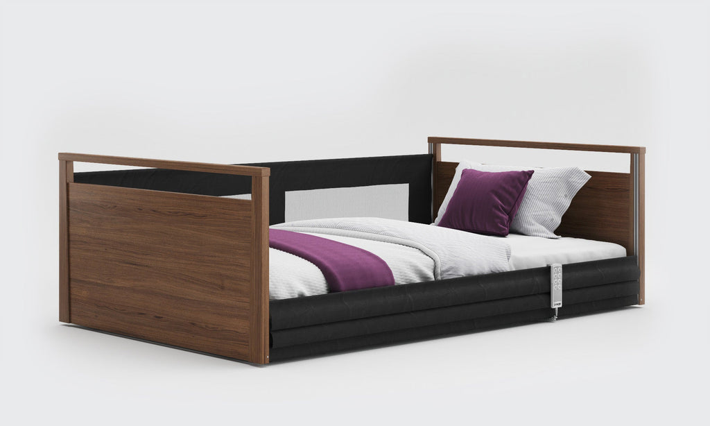Opera Beds Solo SafeSide Electric Profiling Floor Bed - Ultra-Low Nursing Care Bed - Detail View 14