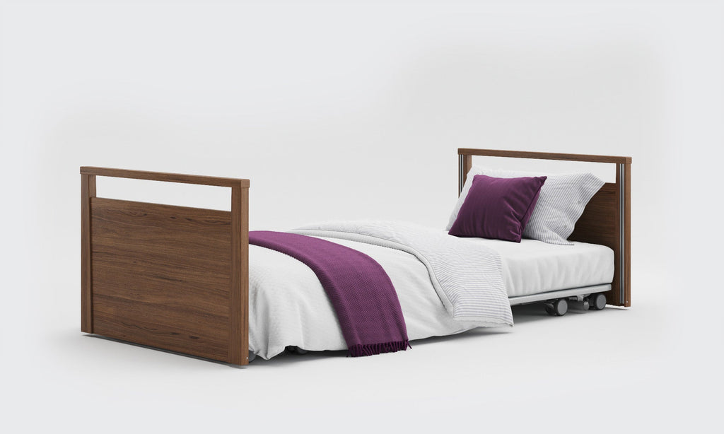 Opera Beds Solo SafeSide Electric Profiling Floor Bed - Ultra-Low Nursing Care Bed - Detail View 7