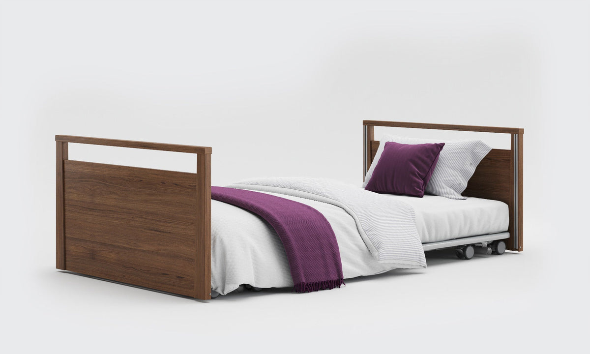 Opera Beds Solo SafeSide Electric Profiling Floor Bed - Ultra-Low Nursing Care Bed - Detail View 11