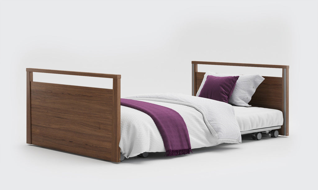 Opera Beds Solo SafeSide Electric Profiling Floor Bed - Ultra-Low Nursing Care Bed - Detail View 15