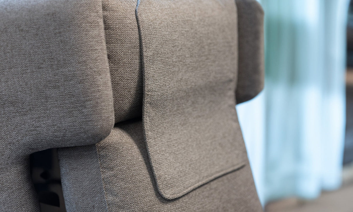 Opera Beds Riser Recliner Headrest Cover - Antimicrobial Protective Cushion Cap - Detail View 2