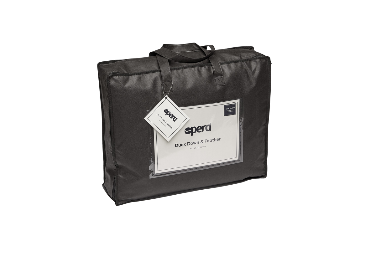 Opera Beds Duck Down & Feather Duvet - Natural Breathable All-Season Bedding - Detail View 2