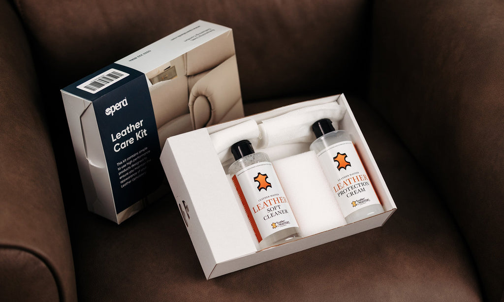 Opera Beds Faux Leather & Vinyl Furniture Care Kit - Cleaner & Conditioning Cream - Detail View 2