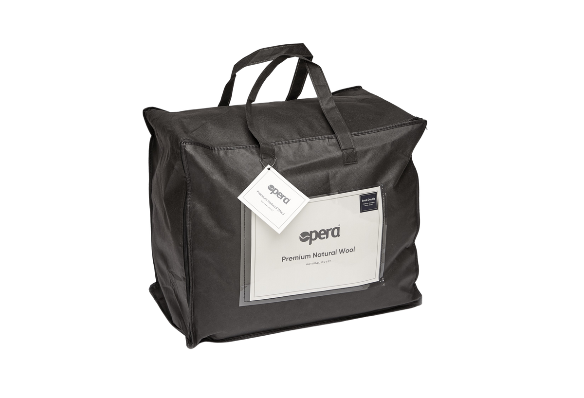 Opera Beds 100% Natural Wool Duvet - Temperature Regulating Hypoallergenic Comforter - Detail View 4