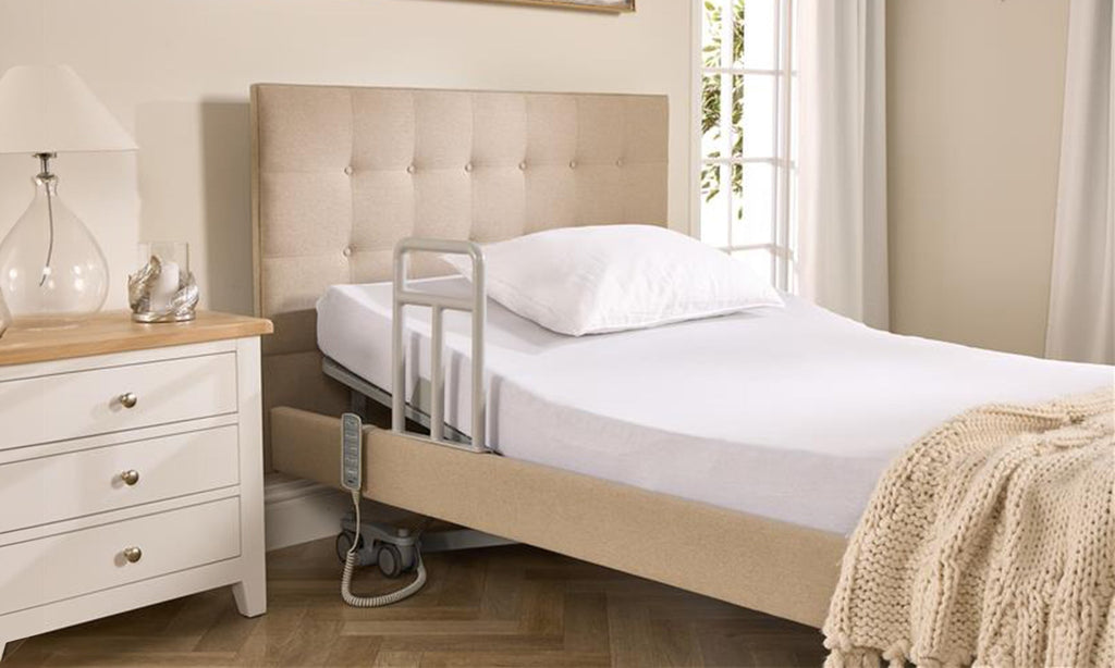 Opera Beds Solo Profiling Bed Grab Rail - Stand-Assist Patient Bed Safety Handle - Detail View 3
